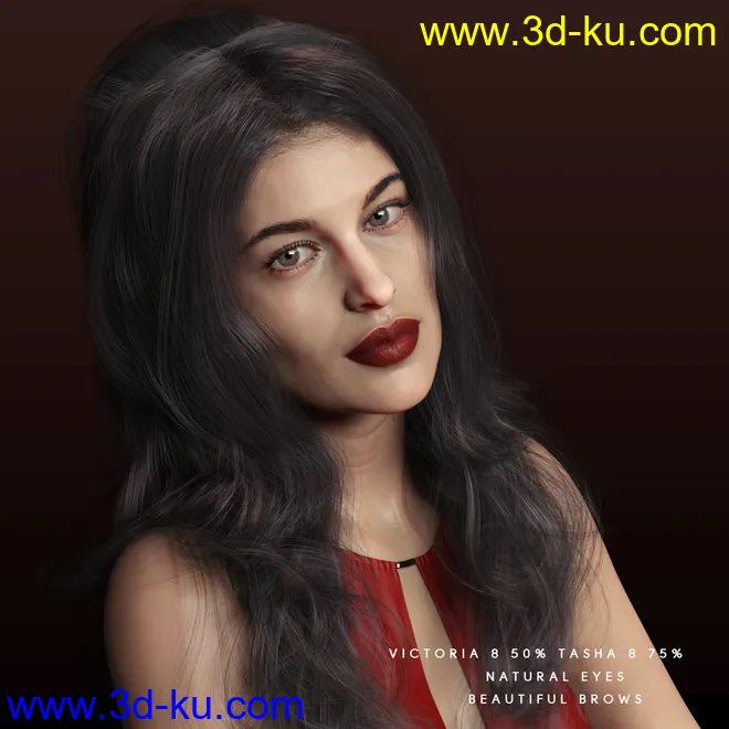 dforce Sea Salt For Genesis 3 & 8 Female(s)模型的图片5