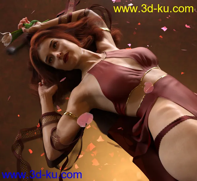 dforce Sea Salt For Genesis 3 & 8 Female(s)模型的图片8