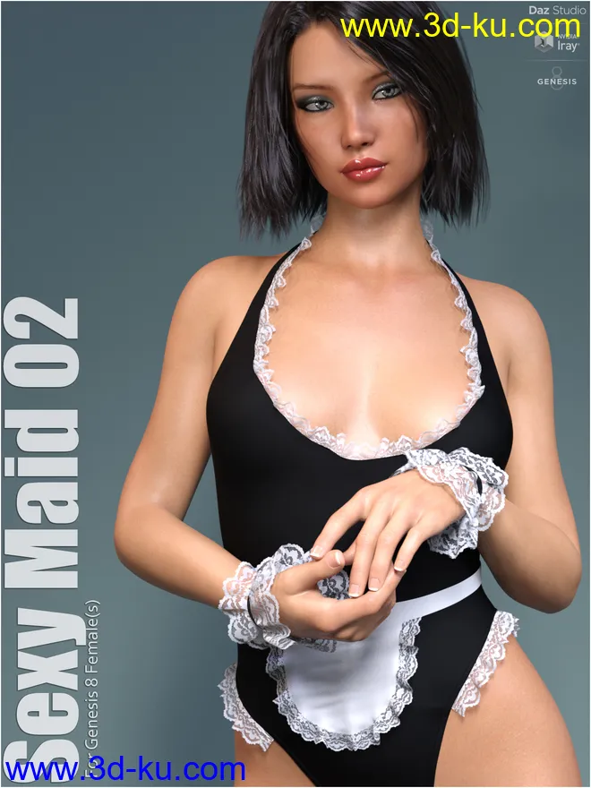 dforce Sexy Maid 02模型的图片1