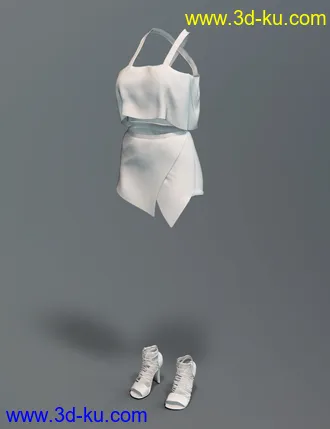 3D打印模型dForce Skort and Top Outfit for Genesis 8 Female(s)的图片