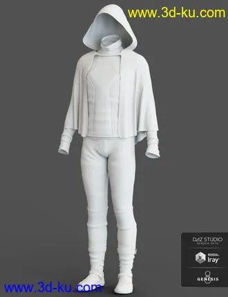 3D打印模型dForce Sky Rebel Outfit for Genesis 8 Male(s)的图片