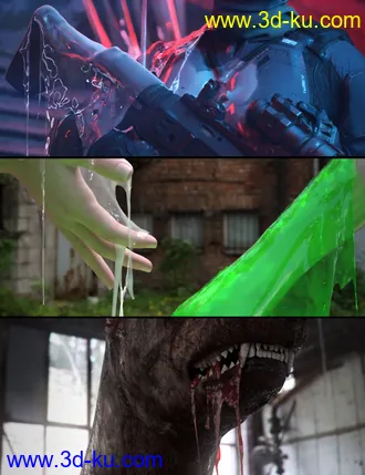 3D打印模型dForce Slime and Goo的图片