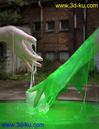 3D打印模型dForce Slime and Goo的图片