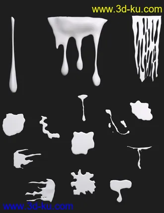 3D打印模型dForce Slime and Goo的图片