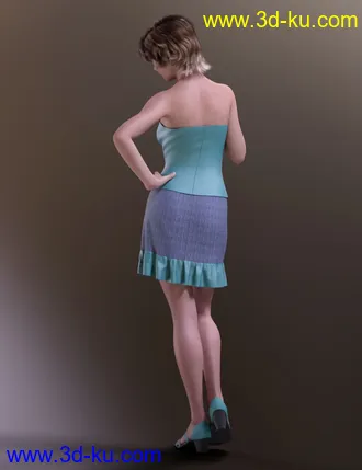 3D打印模型dForce Smart Casual Outfit for Genesis 8 Female(s)的图片