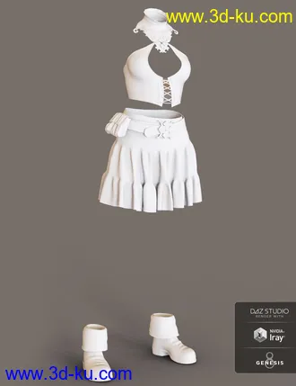 3D打印模型dForce Spellbound Outfit for Genesis 8 Female(s)的图片