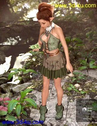 3D打印模型dForce Spellbound Outfit Textures的图片