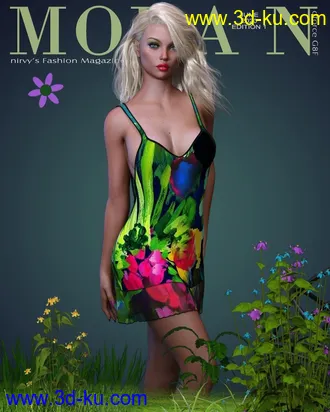 3D打印模型dforce Summer Garden Dress G8F的图片