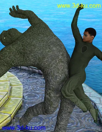 3D打印模型dForce Supervillain Costume for Genesis 8 Male(s)的图片