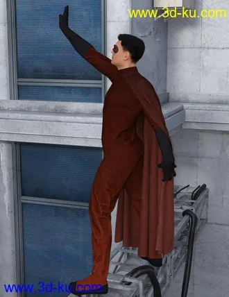 3D打印模型dForce Supervillain Costume for Genesis 8 Male(s)的图片