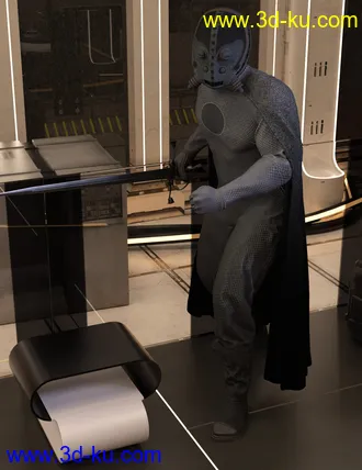 3D打印模型dForce Supervillain Costume for Genesis 8 Male(s)的图片