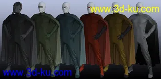 3D打印模型dForce Supervillain Costume for Genesis 8 Male(s)的图片