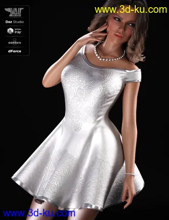 3D打印模型dForce The One I Love Outfit for Genesis 8 Female(s)的图片