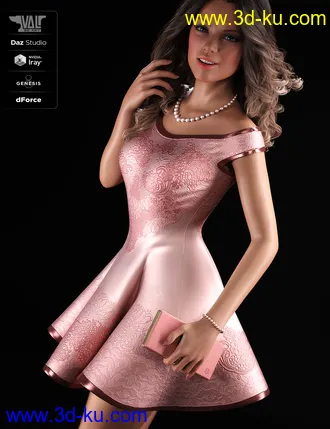 3D打印模型dForce The One I Love Outfit for Genesis 8 Female(s)的图片