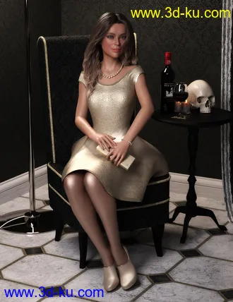 3D打印模型dForce The One I Love Outfit for Genesis 8 Female(s)的图片