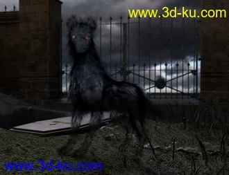 3D打印模型dForce Thicket for Daz Dog 8的图片