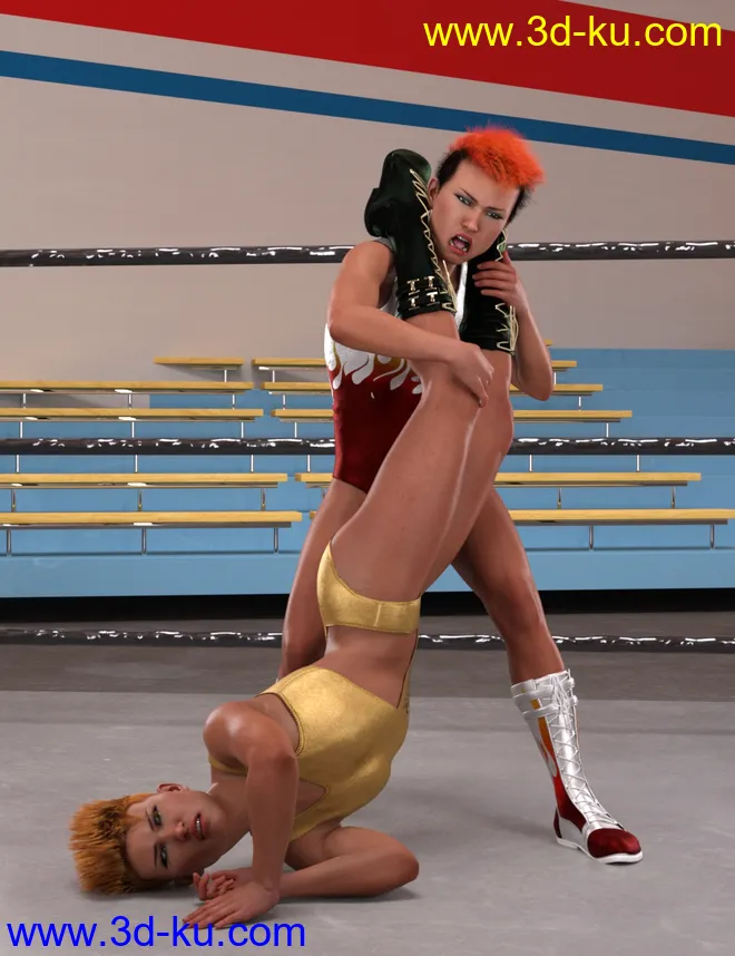 dForce Tigress Outfit Textures模型的图片1