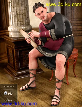 3D打印模型dForce Toga Outfit Textures的图片