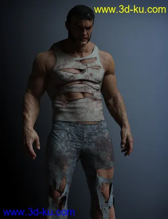 3D打印模型dForce Torn Clothes for Genesis 8 Male(s)的图片