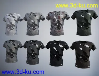 3D打印模型dForce Torn Clothes for Genesis 8 Male(s)的图片