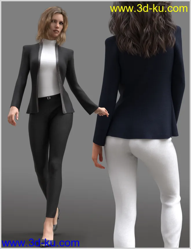 dForce Trend Outfit for Genesis 8 Female(s)模型的图片1