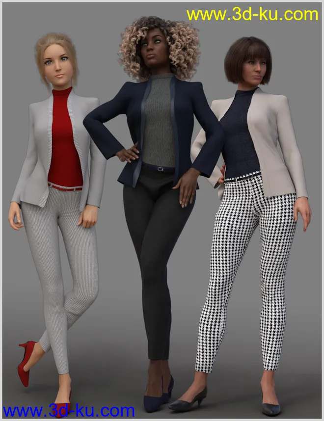 dForce Trend Outfit for Genesis 8 Female(s)模型的图片4