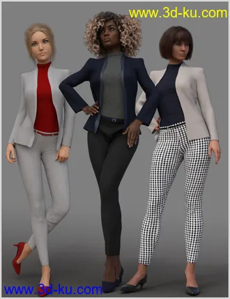 3D打印模型dForce Trend Outfit for Genesis 8 Female(s)的图片