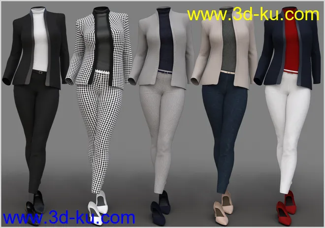 dForce Trend Outfit for Genesis 8 Female(s)模型的图片5