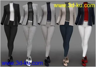 3D打印模型dForce Trend Outfit for Genesis 8 Female(s)的图片