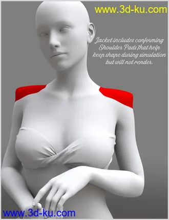 3D打印模型dForce Trend Outfit for Genesis 8 Female(s)的图片