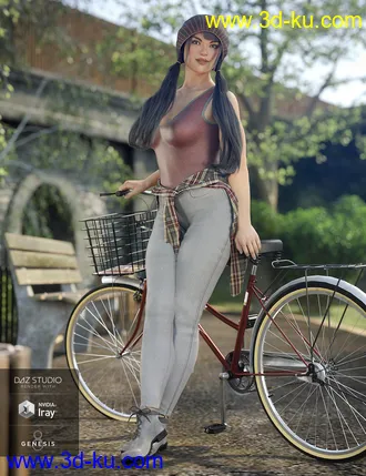 3D打印模型dForce Urban Casual Outfit Textures的图片
