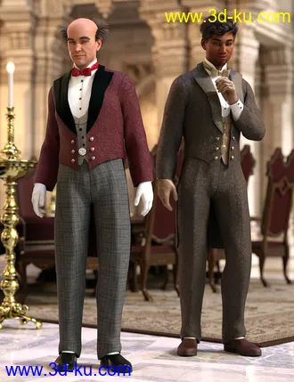 3D打印模型dForce Victorian Butler - Jeeves的图片