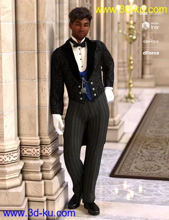 3D打印模型dForce Victorian Butler - Jeeves的图片