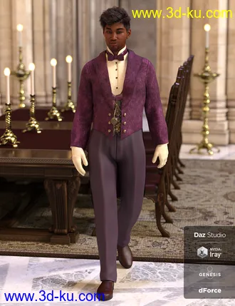 3D打印模型dForce Victorian Butler - Jeeves的图片