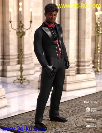 3D打印模型dForce Victorian Butler - Jeeves的图片