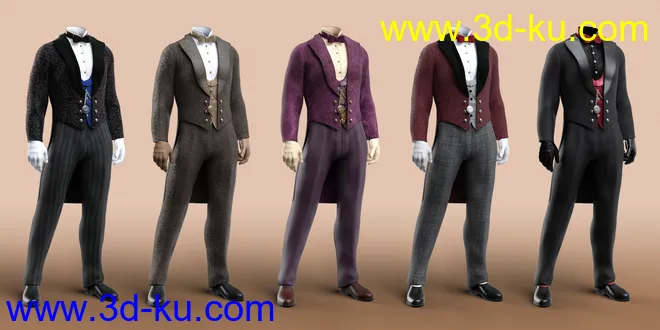 dForce Victorian Butler - Jeeves模型的图片7