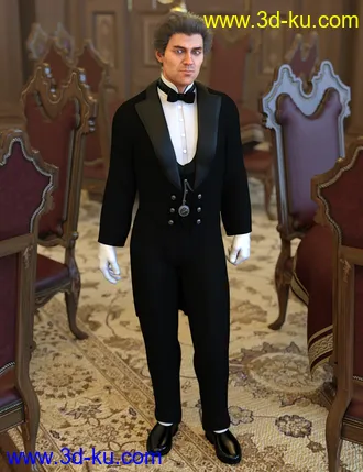 3D打印模型dForce Victorian Butler For Genesis 8 Male(s)的图片