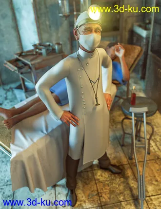 3D打印模型dForce Vintage Doctor For Genesis 8 Male(s)的图片