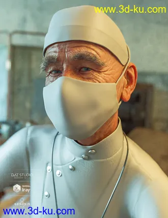 3D打印模型dForce Vintage Doctor For Genesis 8 Male(s)的图片