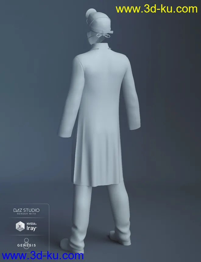 dForce Vintage Doctor For Genesis 8 Male(s)模型的图片7