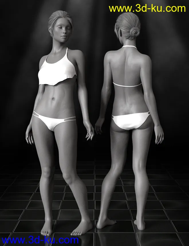 dForce Wilder Bikini Outfit for Genesis 8 Female模型的图片7