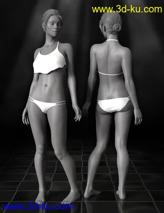3D打印模型dForce Wilder Bikini Outfit for Genesis 8 Female的图片