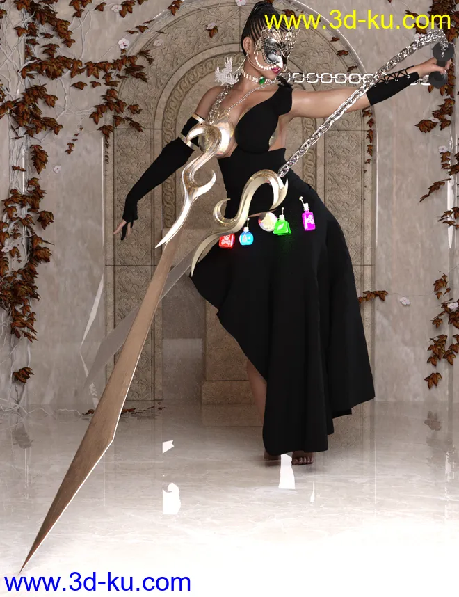 dForce Xanadu Outfit模型的图片4
