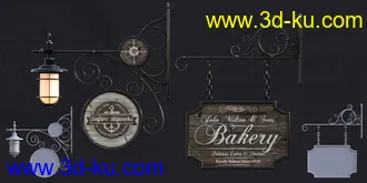 3D打印模型DGV Vintage Signage Vol 1的图片