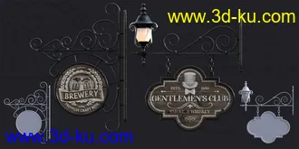 3D打印模型DGV Vintage Signage Vol 1的图片
