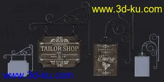 3D打印模型DGV Vintage Signage Vol 1的图片