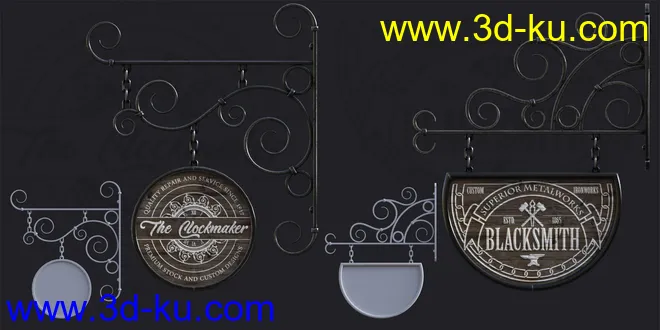 DGV Vintage Signage Vol 1模型的图片5