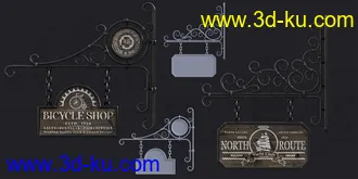 3D打印模型DGV Vintage Signage Vol 2的图片