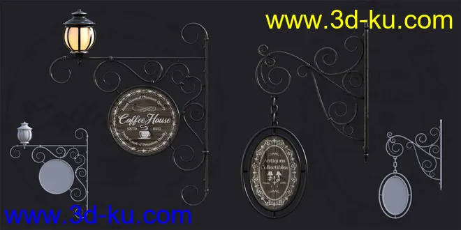 DGV Vintage Signage Vol 2模型的图片5
