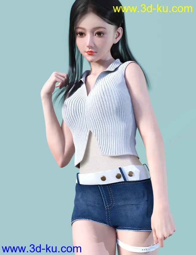 Difa Character and dForce Difa Outfit for Genesis 8 Female(s)模型的图片1